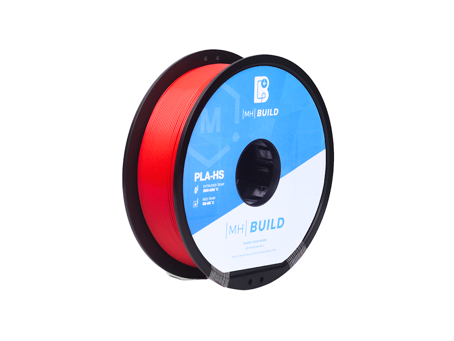 Red MH Build Series High Speed PLA-HS Filament - 1.75mm (1kg)