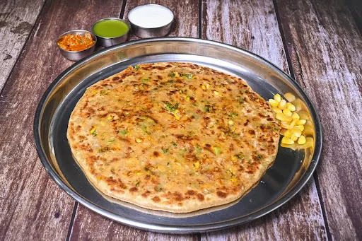 Aloo Corn Stuffed Paratha [Big]