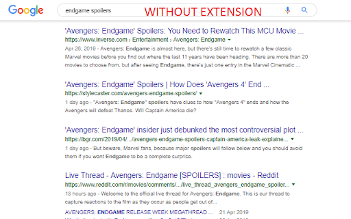 Hide Avengers:Endgame Spoilers