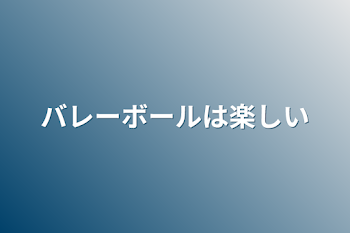 バレーボールは楽しい