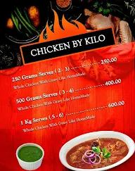 Chicken By Kilo menu 1