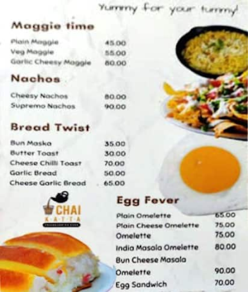 Chai Katta menu 