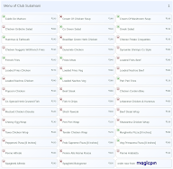 Club Sulaimani menu 1