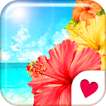 Cover Image of Скачать Cute wallpaper★Hibiscus Beach 1.0 APK