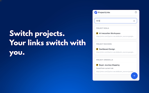 Project Links Manager screenshot 2