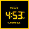 LED Digital Clock LWP icon