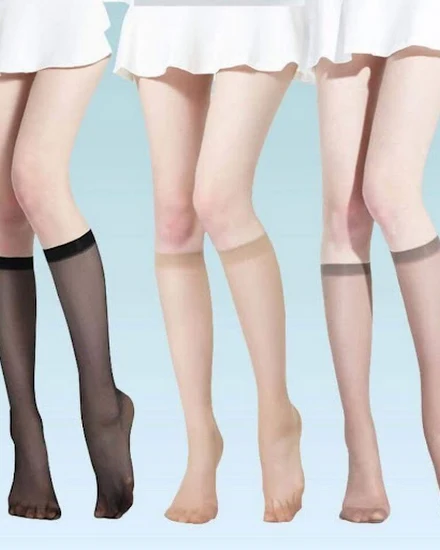 Women Ultra-thin Nylon Stockings Transparent Elasticity L... - 2