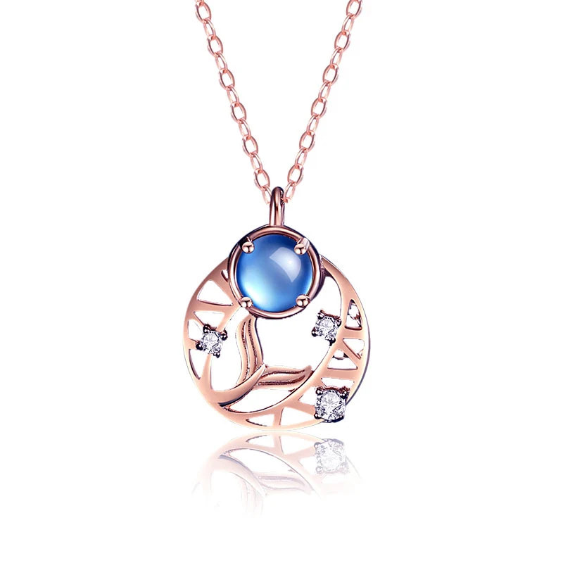 Collier queue de sirène en argent sterling pour femmes un bijou élégant et enchanteur pour exprimer votre personnalité et sublimer vos tenues quotidiennes.