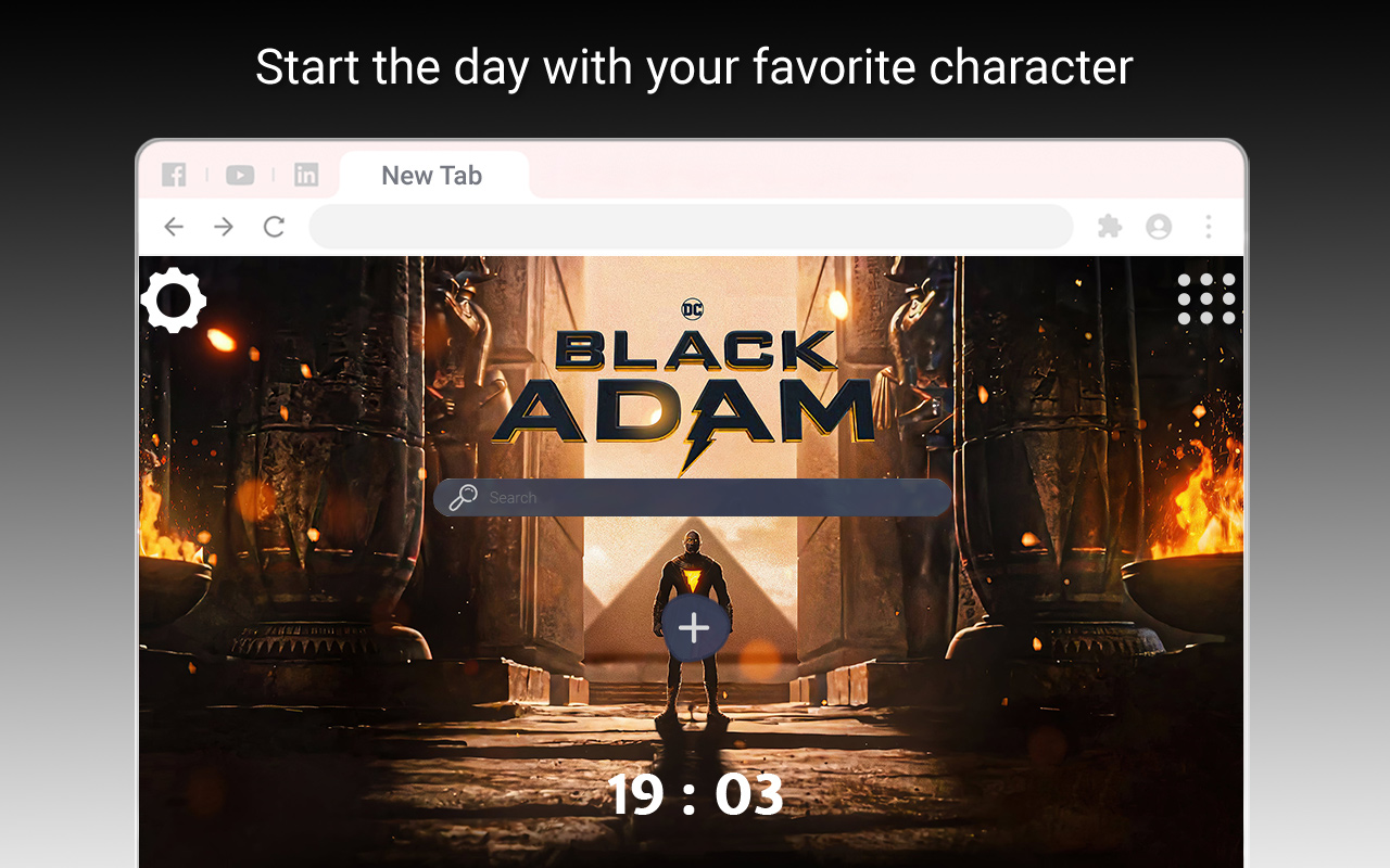 Black Adam Wallpapers New Tab Preview image 8