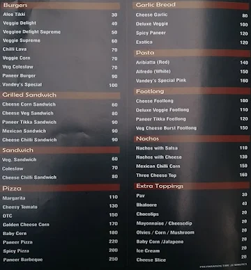 DCT Tadka menu 