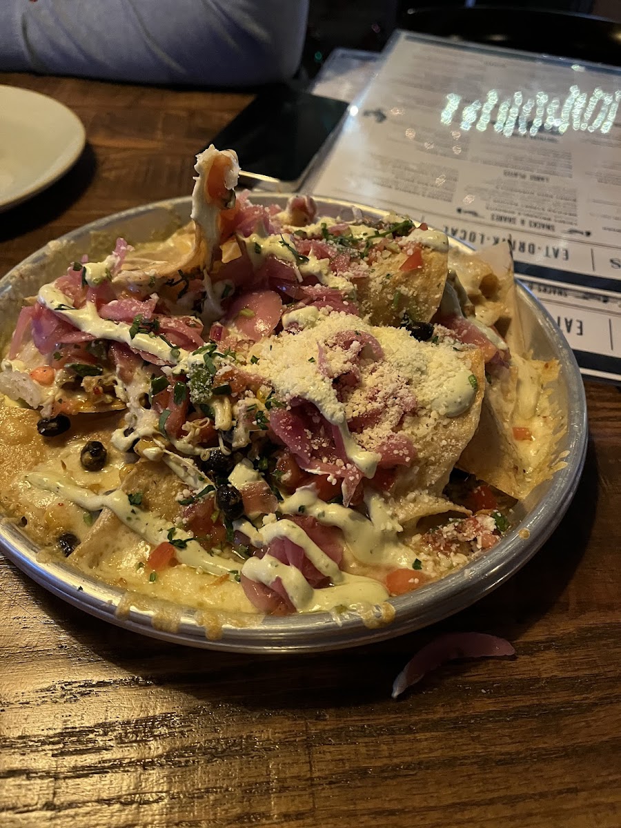 Gluten-Free Nachos at Sam Walker's American Tavern