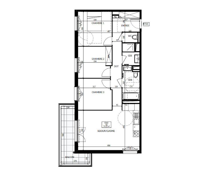 Vente appartement 4 pièces 79.03 m² à La Courneuve (93120), 283 971 €