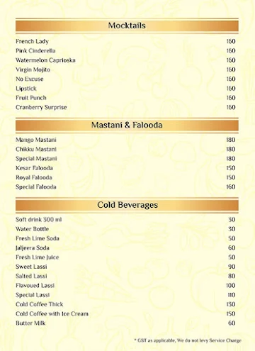 Krushna Pure Veg menu 