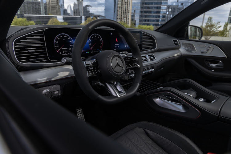 AMG Performance steering wheel is standard across the range.