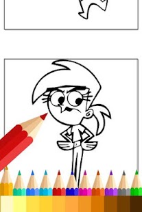 Coloring for Fairly OddParents banner