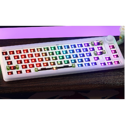 [Hàng Sẵn] - Kit Phím Cơ Gamakay Lk67(Tm680 / Kf068) - Led Rgb - 3 Mode - New Fullbox - Trắng & Đen - Hotswap