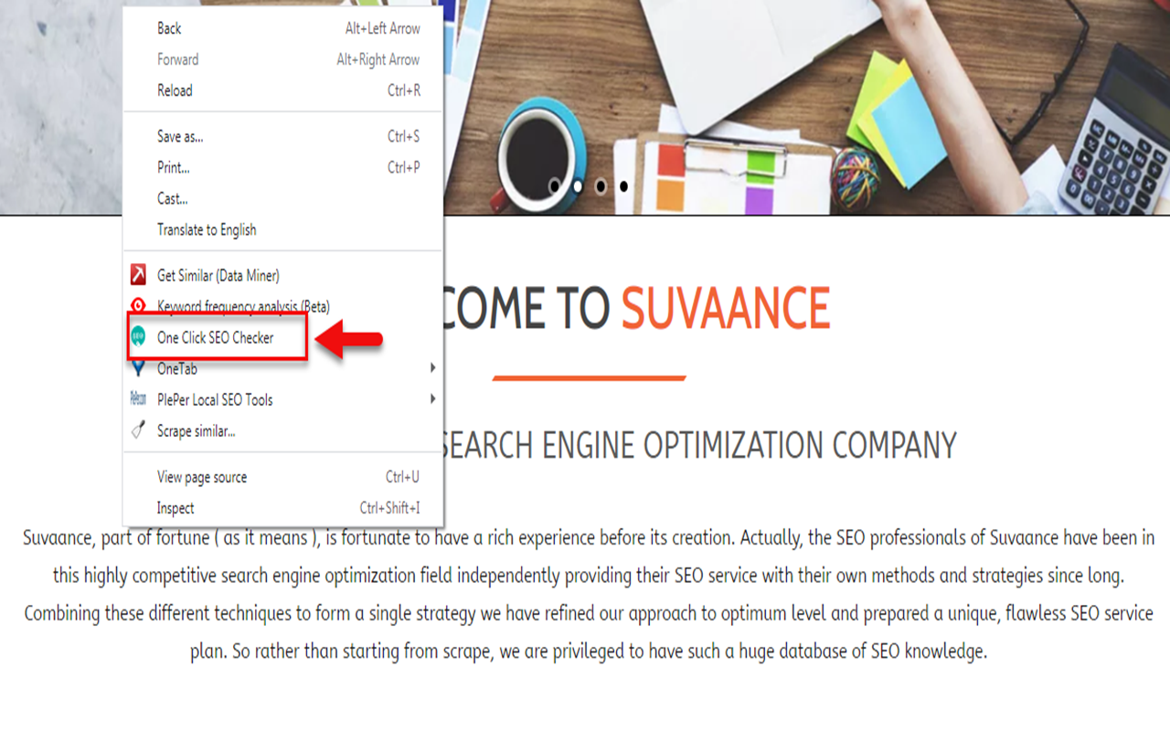 One Click SEO Checker Preview image 3