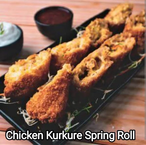 Chicken Kurkure Spring Rolls