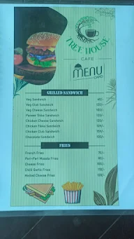 Tree House Cafe menu 1