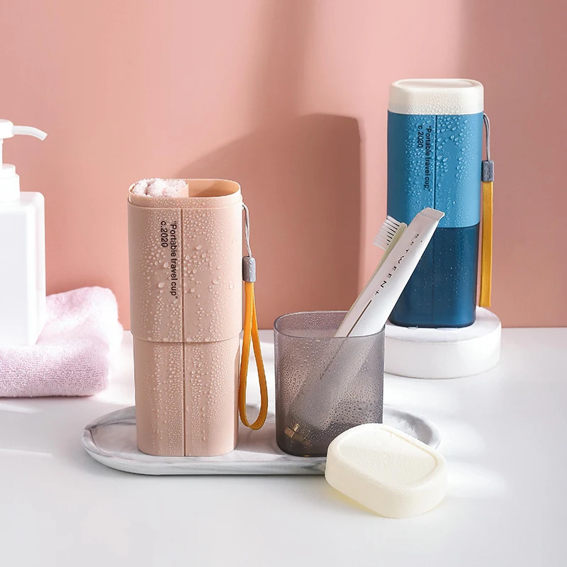 Boîte de rangement de brosse à dents de voyage portable Hygiène bucco-dentaire en déplacement Protège des bactéries et saletés Léger et compact pour voyager
