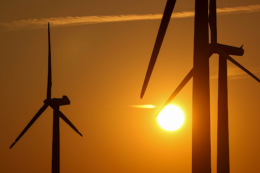 Novel materials for everything from wind turbines to carbon capture could help cut emissions. A small but growing number of startups want to use AI to develop them faster. Picture: BLOOMBERG