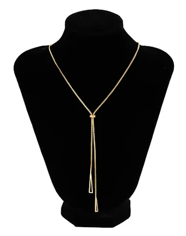 Eenvoudige driehoek ketting met kwa - 3