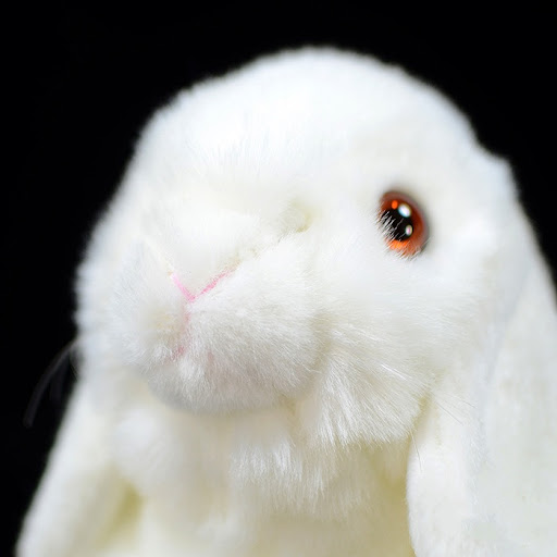Title 6, Love Lop-eared Rabbit Doll White Bunny Doll | S...