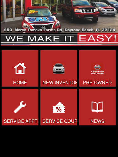 Daytona Nissan Tablet App