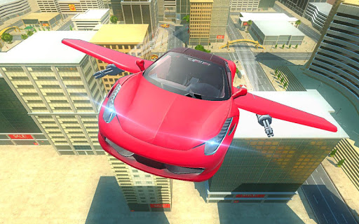 Futuristic Flying Car Taxi Simulator Driving