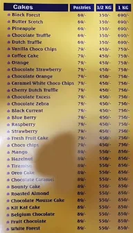 Dessert Town menu 1