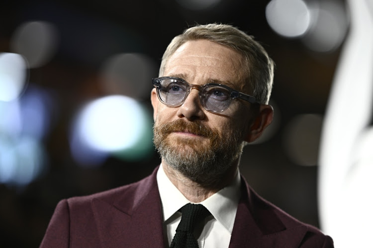Martin Freeman attends the European premiere of Marvel Studios' 'Black Panther: Wakanda Forever.'
