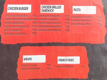 Burgers My Buns menu 