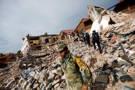 Image result for pictures of the destruction the Earthquake in Mexico Sept 7 2017  caused