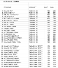 Soya Chaap Express menu 4