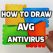 How to Draw a AVG AntiVirus  Icon