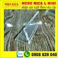 Kệ Menu Mica L Mini Kích Thước Nhỏ Ok
