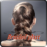 Braided plait icon