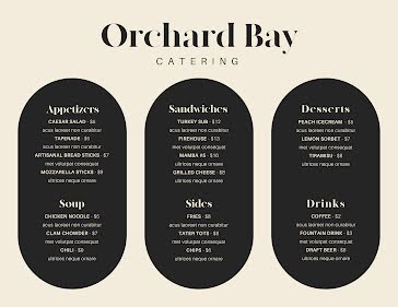 Menu Catering 01 - Catering Menus template