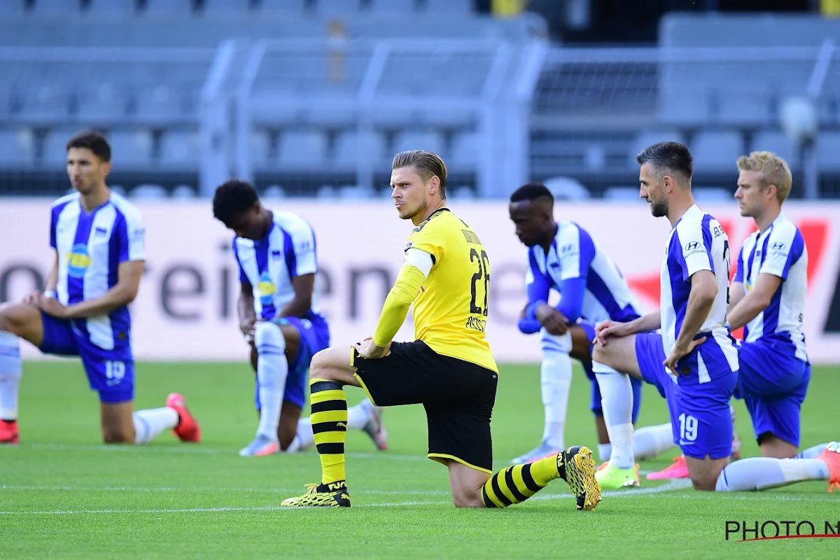 📷 Le geste des joueurs de Dortmund et de Berlin pour rendre hommage à George Floyd