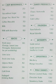 Curry Leaves menu 1