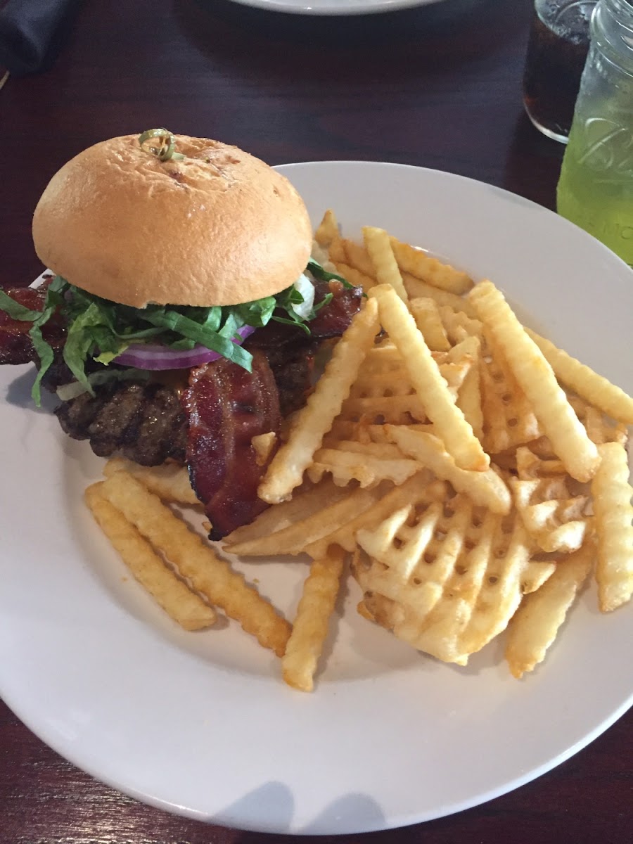 Raspberry Beret Burger!!!! Awesome.