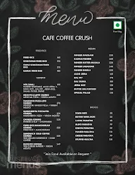 Cafe Coffee Crush menu 3