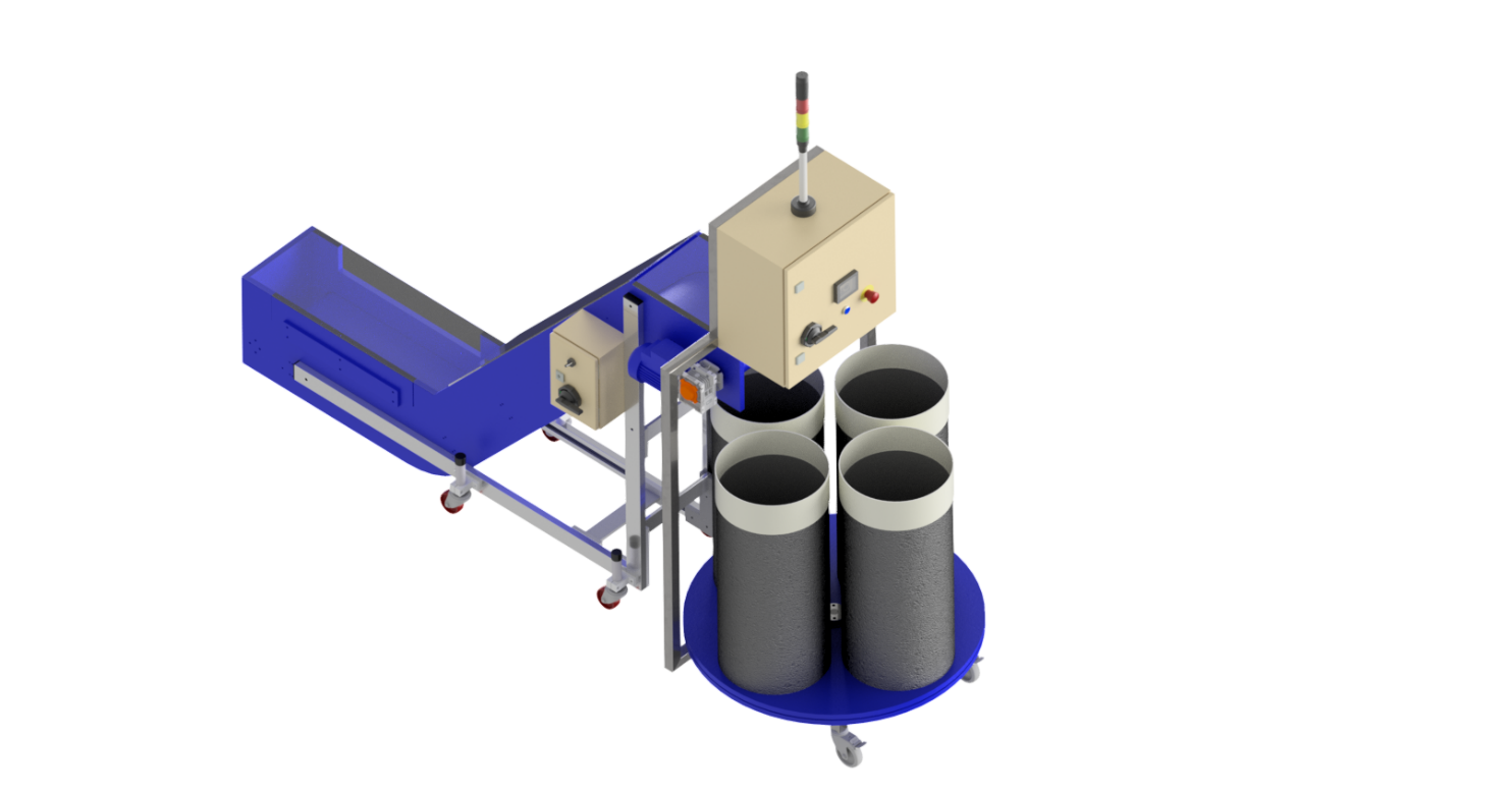 4 off tube rotary carousel