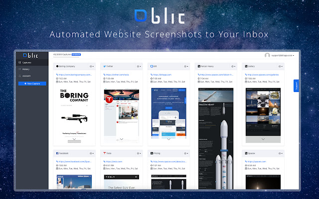 Blit Website Screenshots chrome extension