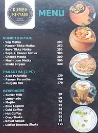 Kumbh Biryani menu 1