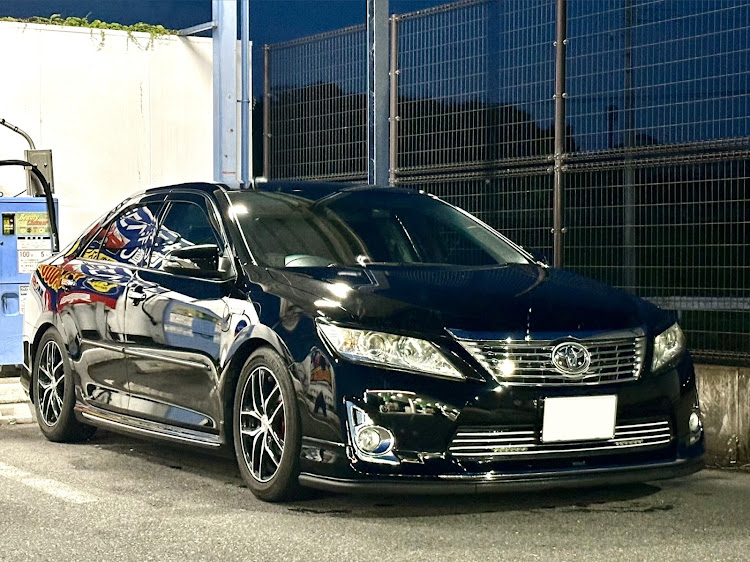 カムリのイベント前にやること・洗車・いつもいいね＆コメントありがとうございます・災害に負けるな日本魂！・NANDOIYAに関するカスタム事例の投稿画像1枚目