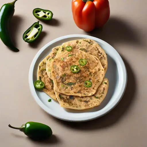 Jalapeno And Cheese Tawa Paratha