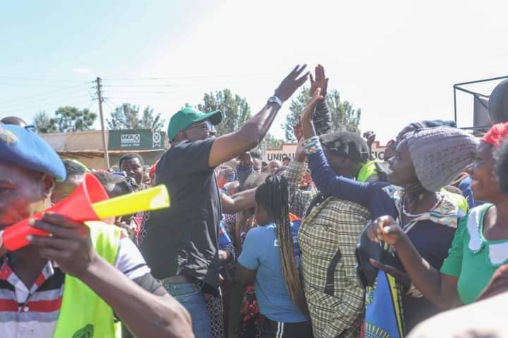 Former Machakos gubernatorial candidate Nzioka Waita during his political campaigns in 2022.