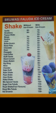 Brijwasi Falooda Ice Cream menu 3
