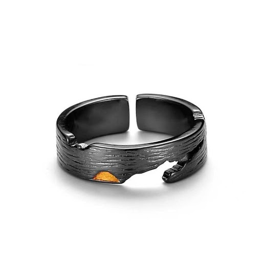Title 2, Fashion Mens Personality Ring Ornament to elev...